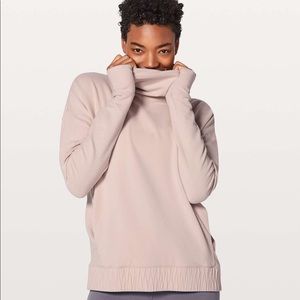 Lululemon Stress Less Pullover- Porcelain Pink